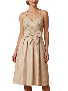 NWT 8 Anne Klein Lord & Taylor Sleeveless Floral Formal Cocktail Party Dress